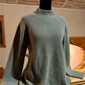 VINCE Ribbed Turtleneck Sweater - Cashmere & Wool Blend